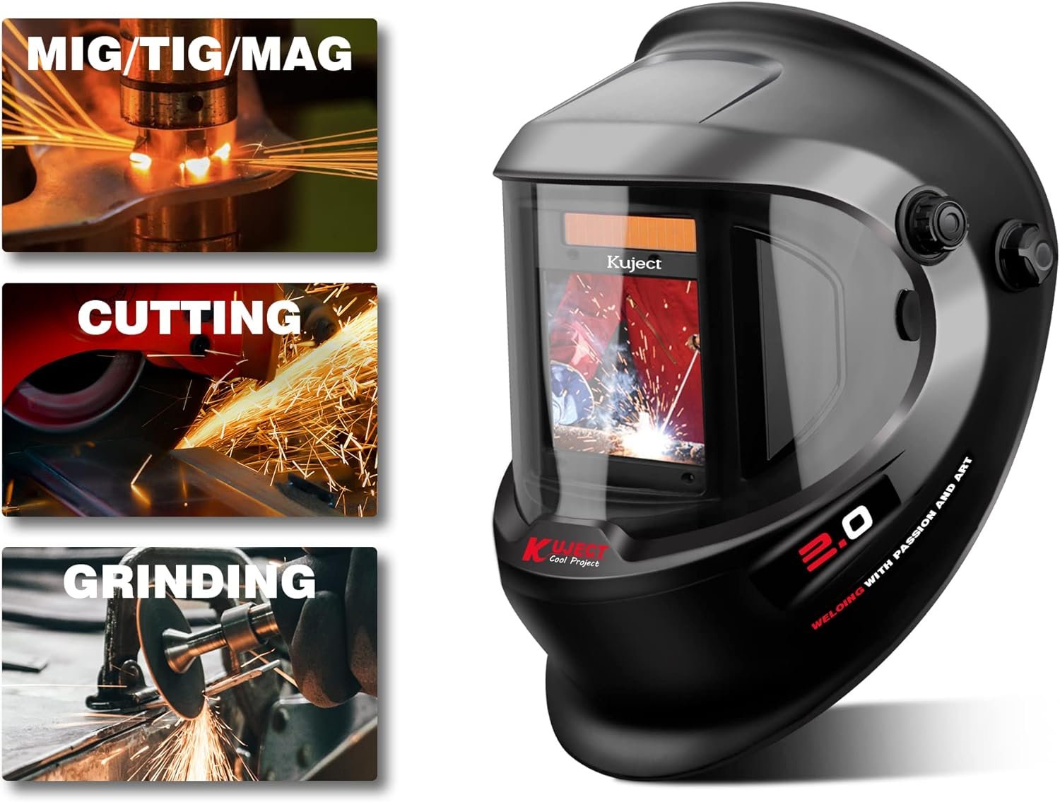 Kuject Auto Darkening Welding Helmet Review